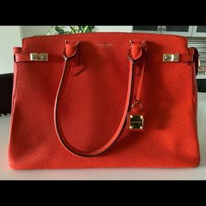 Henri Bendel Red Tote Bag